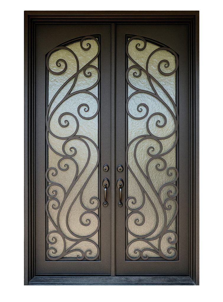 Nova Royal Series Wrought Iron Custom Exterior Door Style 339