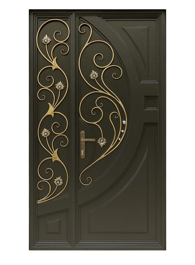 Nova Royal Series Wrought Iron Custom Exterior Door Style 340