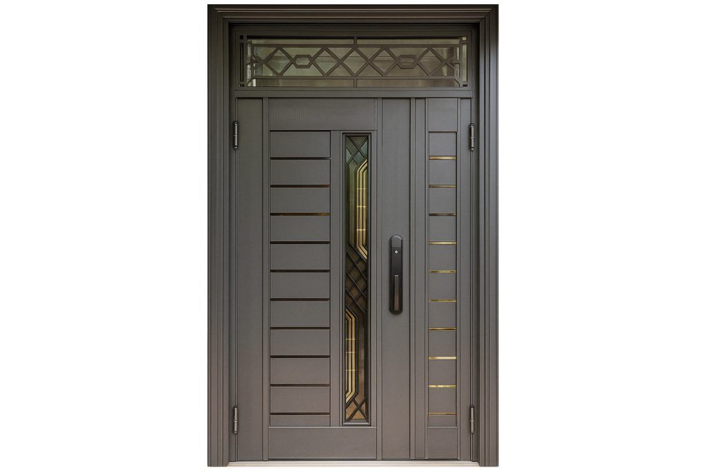 Nova Royal Series Wrought Iron Custom Exterior Door Style 343