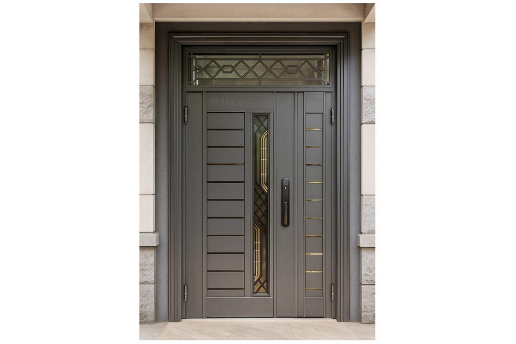 Nova Royal Series Wrought Iron Custom Exterior Door Style 343