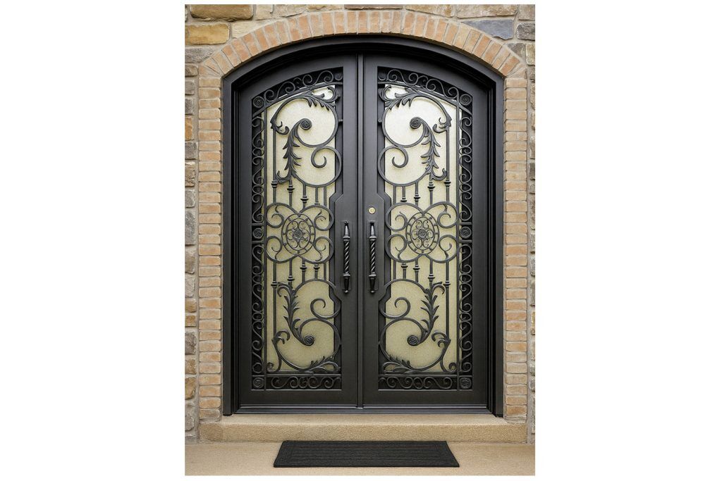 Nova Royal Series Wrought Iron Custom Exterior Door Style 346