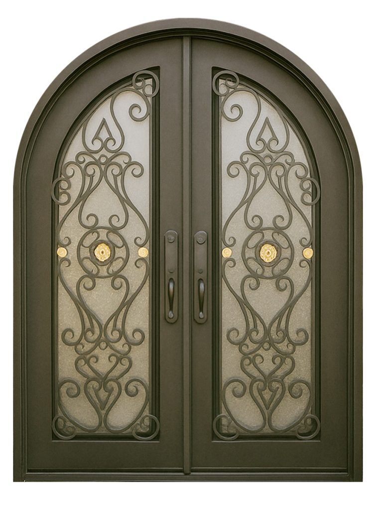 Nova Royal Series Wrought Iron Custom Exterior Door Style 349