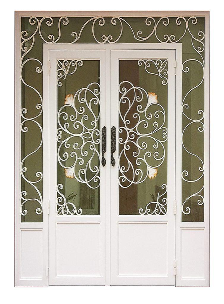 Nova Royal Series Wrought Iron Custom Exterior Door Style 354