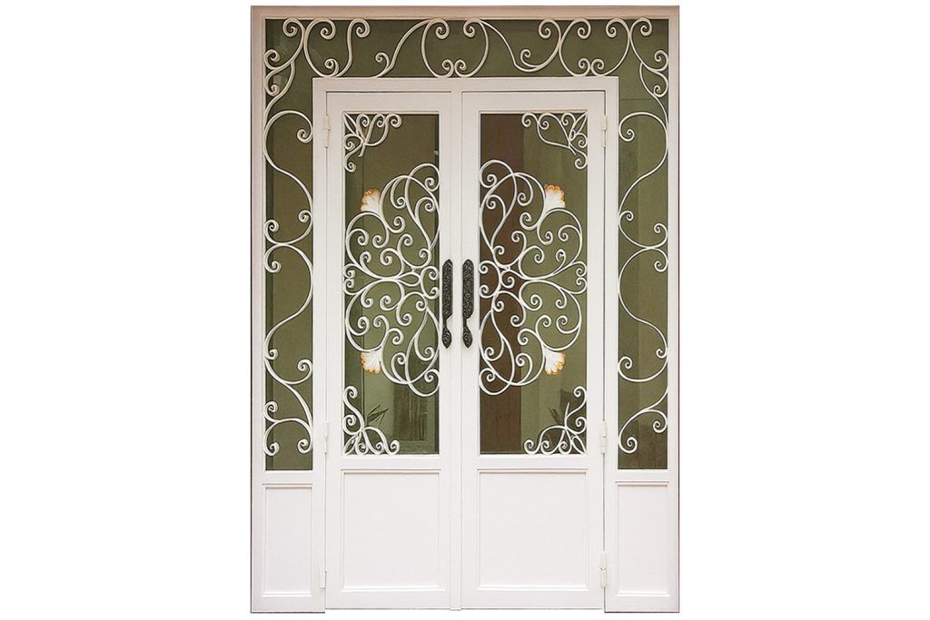 Nova Royal Series Wrought Iron Custom Exterior Door Style 354