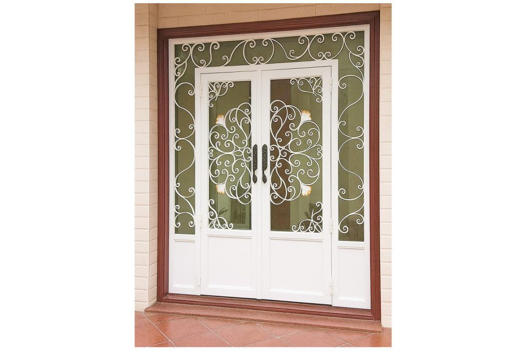Nova Royal Series Wrought Iron Custom Exterior Door Style 354