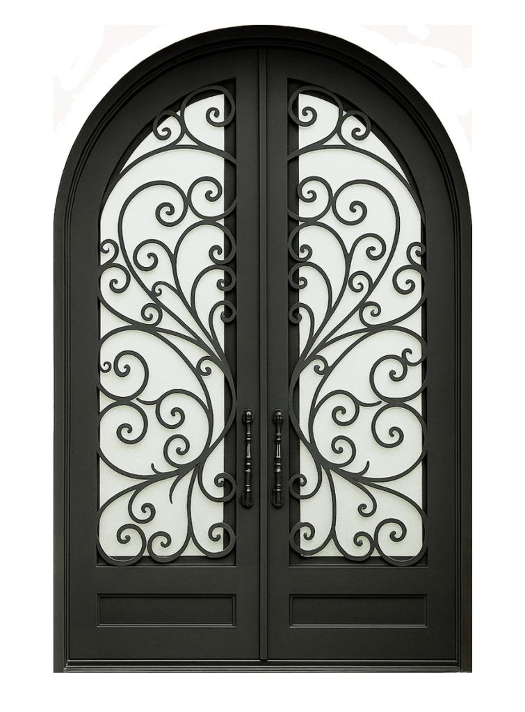 Nova Royal Series Wrought Iron Custom Exterior Door Style 360