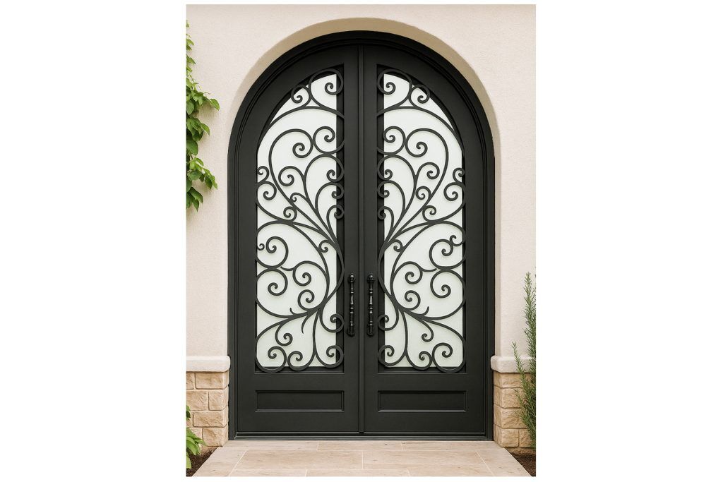 Nova Royal Series Wrought Iron Custom Exterior Door Style 360