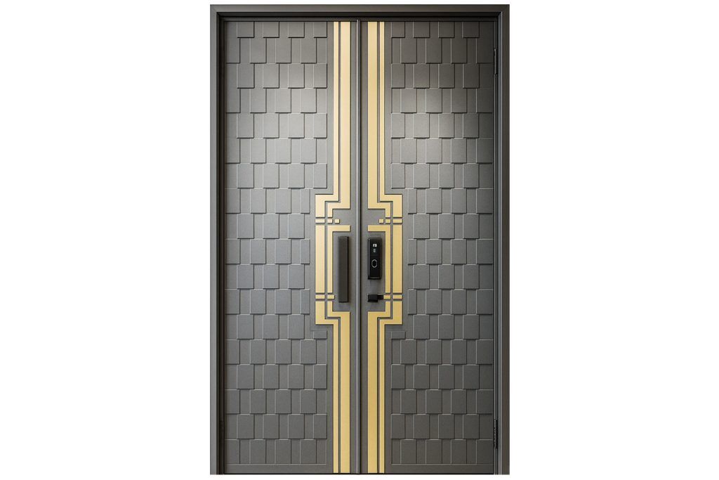 Nova Royal Series Wrought Iron Custom Exterior Door Style 362