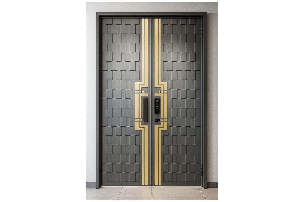 Nova Royal Series Wrought Iron Custom Exterior Door Style 362