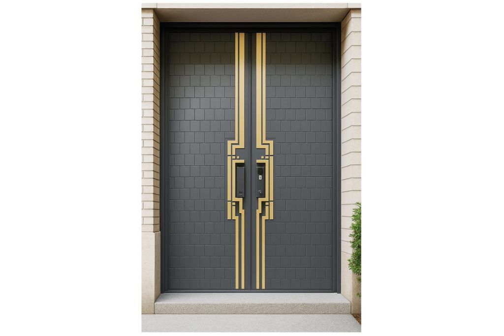 Nova Royal Series Wrought Iron Custom Exterior Door Style 363
