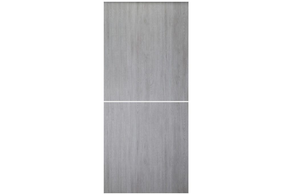 Nova Italia Flush 07 Light Gray Laminate Interior Door - Slab