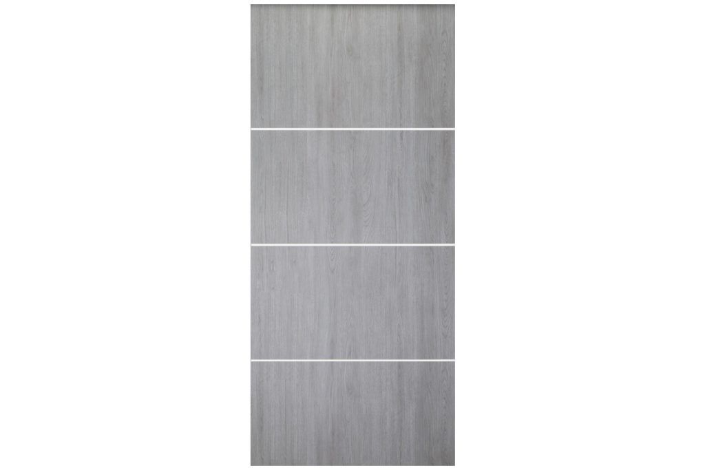 Nova Italia Flush 09 Light Gray Laminate Interior Door - Slab