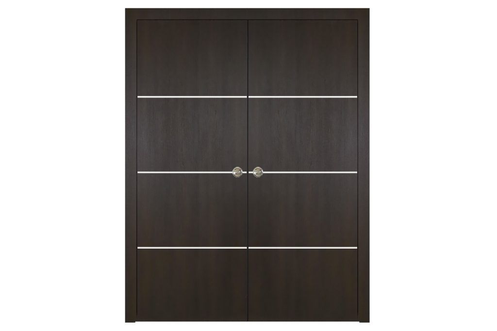 Nova Italia Flush 09 Premium Wenge Laminate Interior Door - Double Pocket